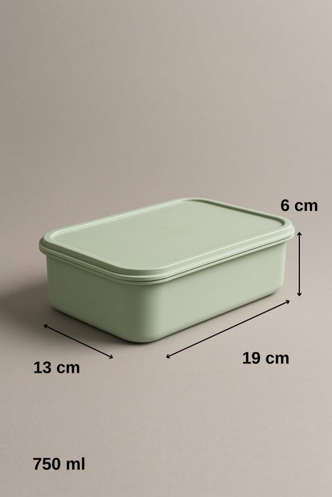 Hermia Juego de cajas de almacenamiento BU0049, 7 piezas, Verde